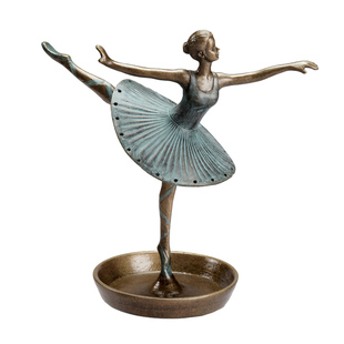 纽约下城公园进口SPI奥希波娃芭蕾舞者优雅复古首饰架桌面摆设