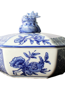 景德镇新中式风陶瓷麒麟家居装饰