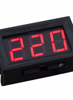 两线交流电压表数显电压指示显示器市电AC220V/三相380V 电压表头