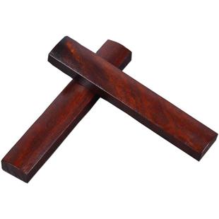 镇纸实木镇尺黑梓木毛笔书法文房四宝压纸压书镇学生书法初学者中国风创意礼品三款可选一对装