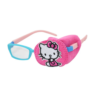 康视得弱视眼罩儿童单眼训练矫正全遮盖眼镜罩水洗卡通立体遮挡罩