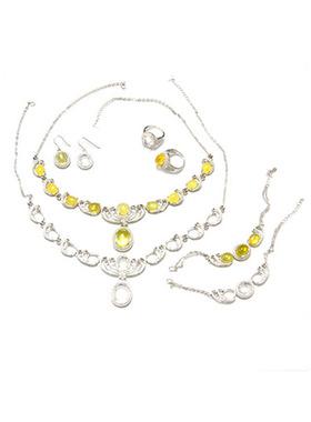 吊坠蜜蜡琥珀原石镶嵌戒指空托