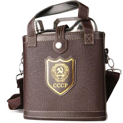 cccp便携式五斤装进口金属酒壶