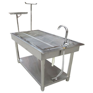 不锈钢宠物洗澡池 诊疗动物洗牙处置台狗狗手术台输液台医疗器械