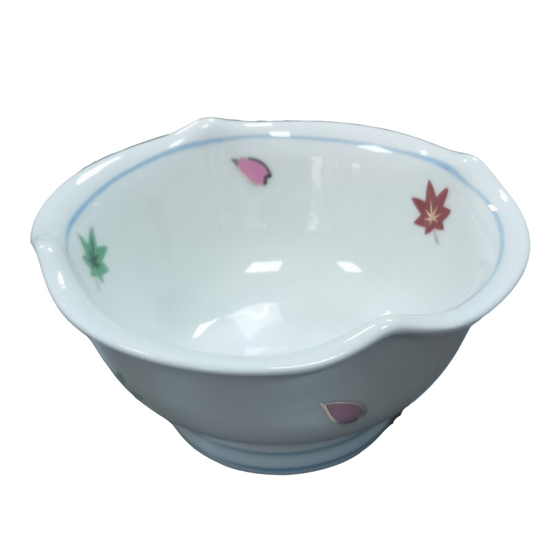 lisashop 日式陶瓷小碗 和风小料碗陶瓷碗精致可爱小碗花纹陶瓷碗