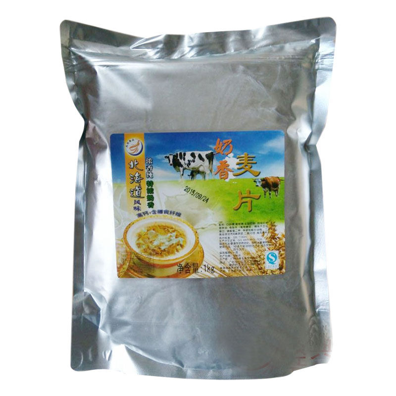 北海道奶香麦片凤祥北海道麦片1KG 冬季热饮香浓麦片饮料