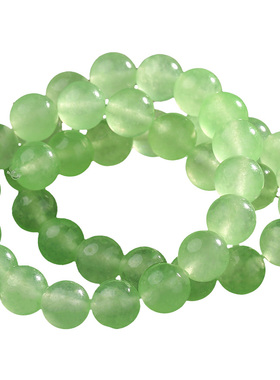 天然葡萄石荧光绿手串项链