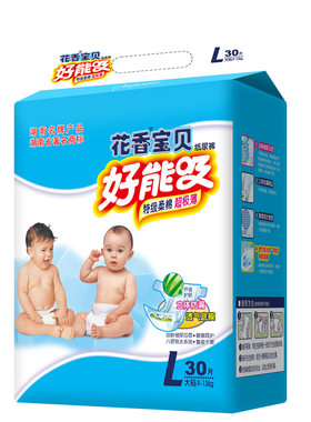 花香拉拉裤透气纸尿裤宝宝尿不湿