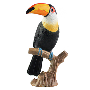 野生小动物模型老鹰鹅巨嘴鸟考拉树袋熊实心塑胶儿童认知玩具摆件