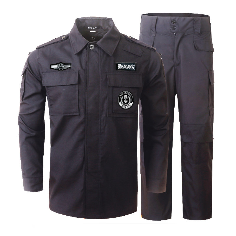 网格保安作训服夏季短袖保安工作服套装男特训服春秋保安制服夏装