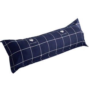 双人长枕套枕头套情侣一体加长1.2米/1.5m/1.8米大号长款枕芯套