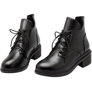 APH黑塔利亚COS中国王耀COS鞋子耀君cosplay鞋黑色系带短靴大码鞋