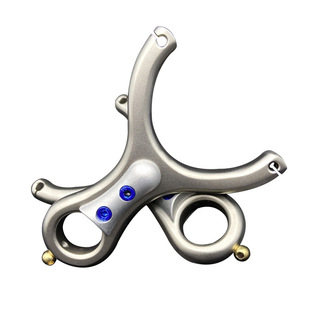 新款数控不锈钢传统海浪单卡弹弓手感射鱼大威力圆皮扁皮两用弹工