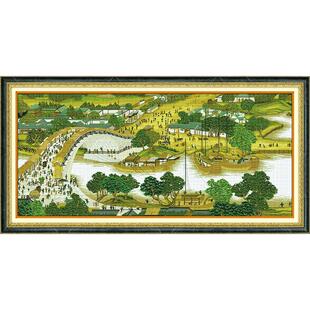 清明上河图新款十字绣2025新款绣房间装饰画新品大图世界名画系列