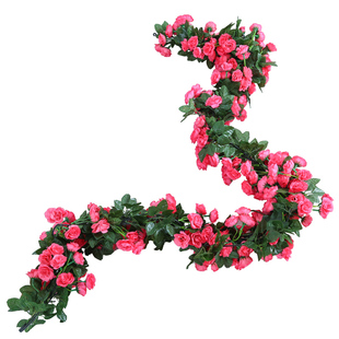 假花藤条樱花花条婚庆铁腻子市域线可折叠式仿真花装饰缠绕空调管