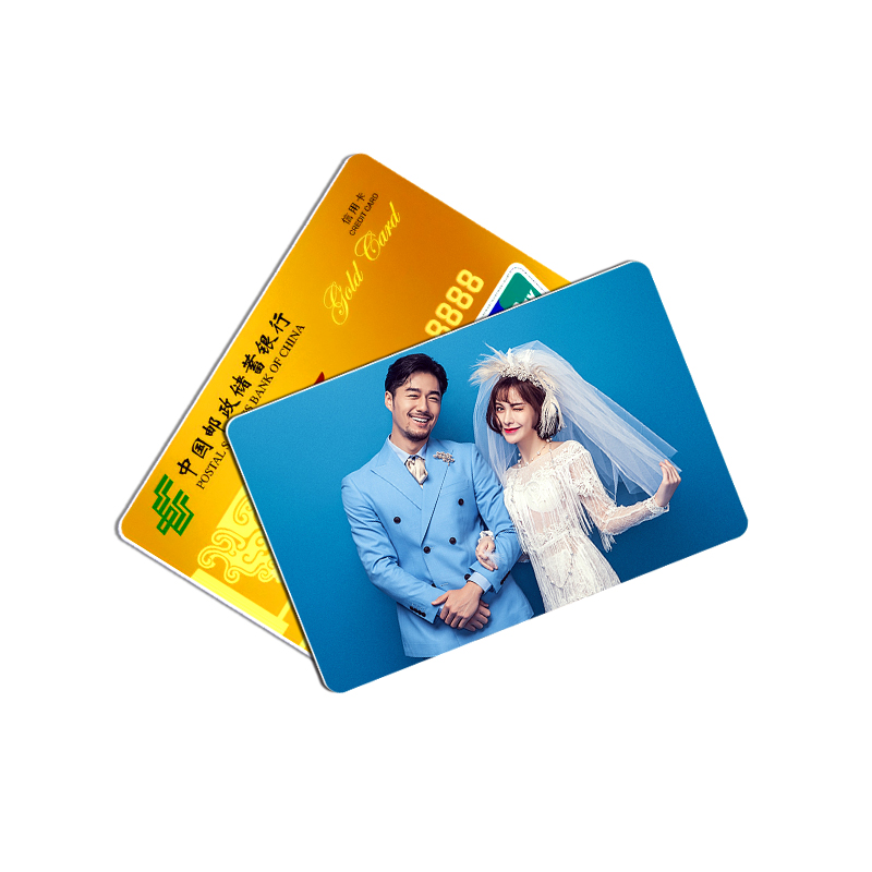 双面钱包卡照片定制3寸pvc相片冲印情侣女明星应援小卡定做写字硬