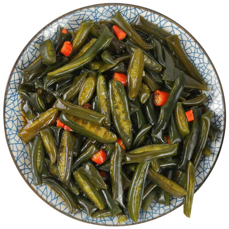 南极海松茸香辣海茸即食凉拌菜海藻海菜深海冰笋冷菜海笋200g*2包_虎窝淘
