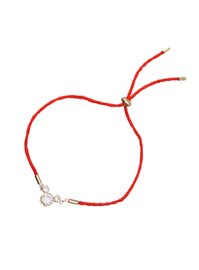 ins潮风手镯编织红绳装饰品属鼠