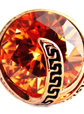 锆石钻欧美风派对戒指大牌同款