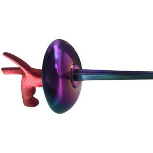 章牌花剑银色儿童击剑练习剑成人五彩宝蓝防锈比赛训练器材送手线