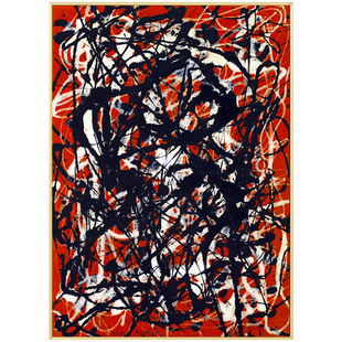 杰克逊波洛克free form会计刺客电影壁画 客厅玄关抽象装饰画精品