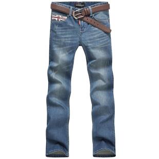 文特森男士新款牛仔裤男直筒宽松男裤牛仔长裤子潮流韩版秋冬裤子