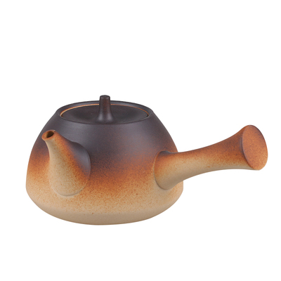 养生玉书煨粗陶侧把壶功夫茶具