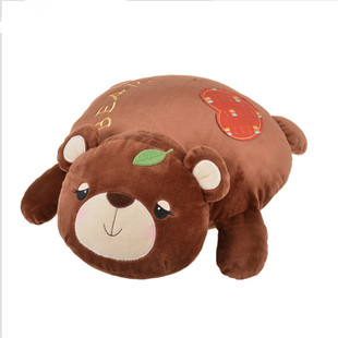 metoo咪兔亲亲宝贝长条抱枕趴趴枕斜挎包双肩包猫咪小马毛绒玩具