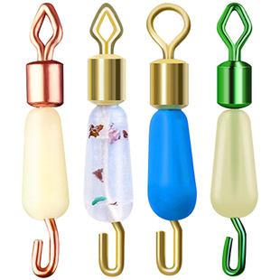 快速防缠子线夹别针上子线连接器开口8字环垂钓鱼用品小配件渔具