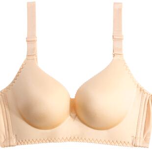 无痕无钢圈加厚上托款文胸专用聚拢aa内衣夏平胸小胸罩女超厚罩杯