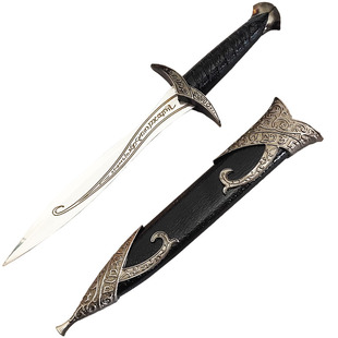 龙泉精灵王刀剑魔戒指环王小剑刺叮剑迷你小短刀剑防身收藏未开刃