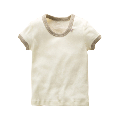 薄款纯棉柔软弹力女童半袖睡衣