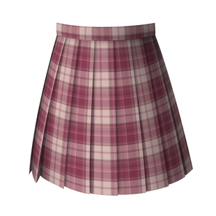 恋染家百褶裙高腰a字修身显瘦双子格裙原创日系学生jk制服裙正版
