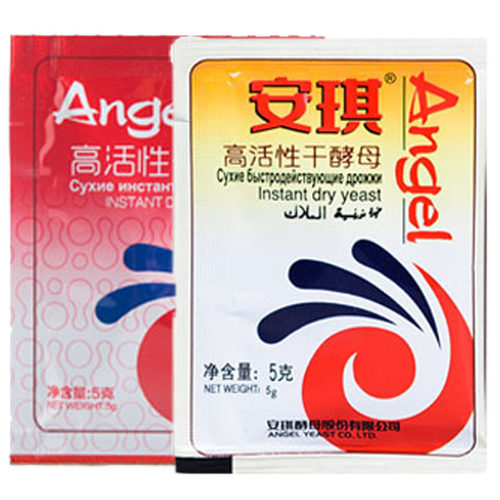 安琪酵母粉家用馒头包子面包活性干酵母即发耐高糖孝母发酵粉500g