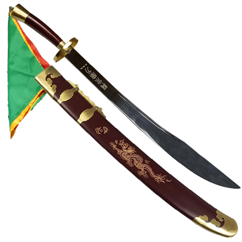 太极刀不锈钢成人男士女士晨练健身半硬刀软刀硬刀武术宝刀未开刃