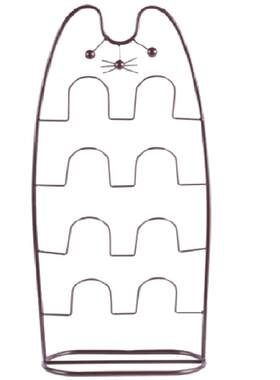 简易风竖立式经济型招财猫鞋架