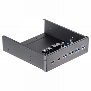 UNESTECH 硬盘扩展架20P转USB3.0HUB机箱光驱位4口USB3.0前置面板
