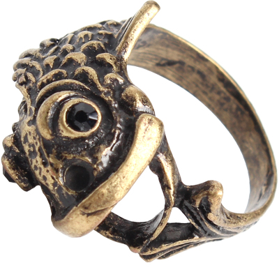 朋克风复古形状夸张戒指