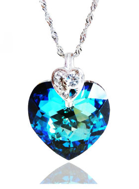 水晶项链吊坠奥地利时尚礼物