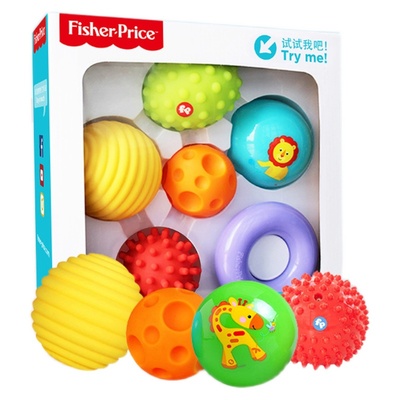 费雪宝宝抚触感统训练儿童手抓球