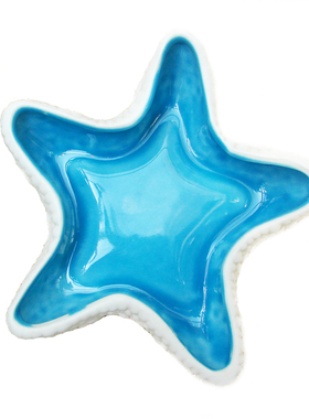 海声外单陶瓷地中海风海星摆件