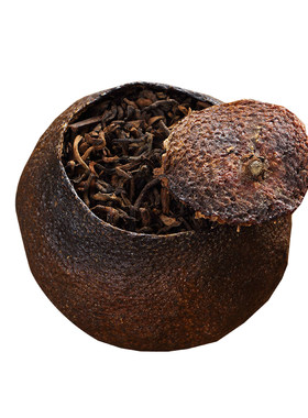 金马牌陈年桔普茶樟香王500g扎花