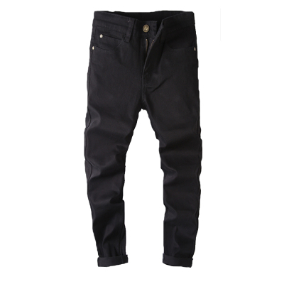 加绒加厚青少年修身弹力小脚裤