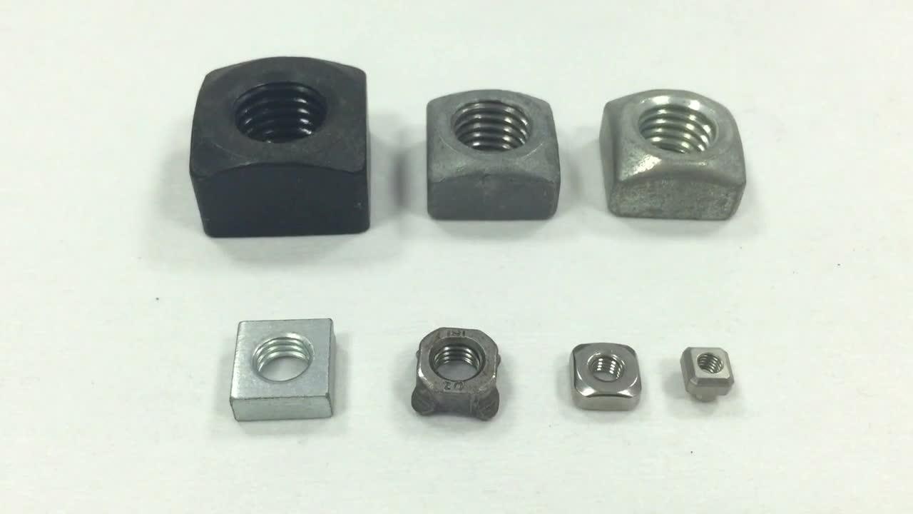 High Quality Galvanized Heavy Carbon Steel Din 557 M5 Square Nut Buy