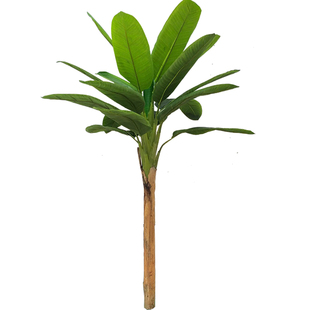 芭蕉树绿植塑料香蕉树仿真道具假树叶装饰超市植物水果装饰花模型