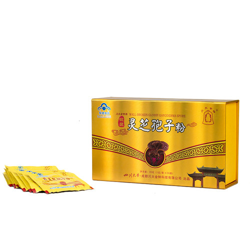 川大金钟牌 灵芝孢子粉 1g/袋*36袋 正品