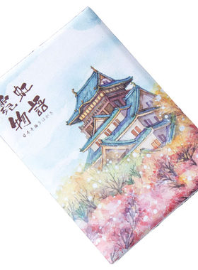 中国城市手绘明信片卡北京上海南