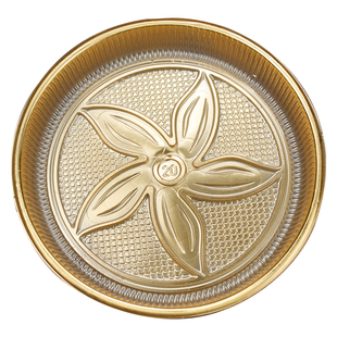 大号圆形方形500克 月饼托盘1斤2斤装大礼饼内托年糕托盘金色现货