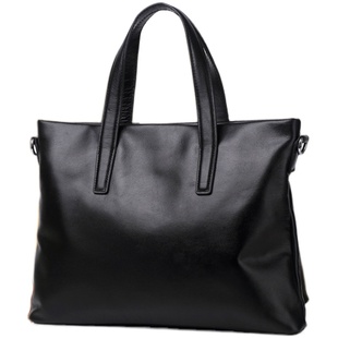 冷兽真皮男士手提包男包公文包男款休闲头层软牛皮单肩斜挎包背包