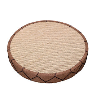 蒲团坐垫日式家用凳子竹编禅修榻榻米打坐冥想跪垫拜佛圆形加厚垫